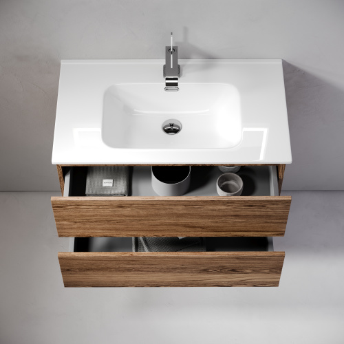 Тумба под раковину Sancos Urban UR80ECH 79х45х55 настенная - фото 5